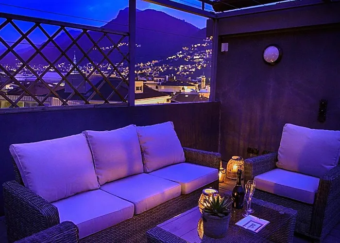 דירה One Only Nassa Penthouse With Large Private Terrace לוגאנו