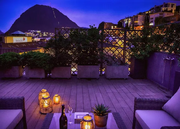 One Only Nassa Penthouse With Large Private Terrace לוגאנו