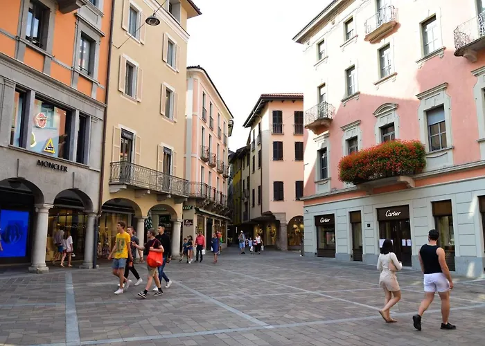 דירה One Only Nassa Penthouse With Large Private Terrace לוגאנו